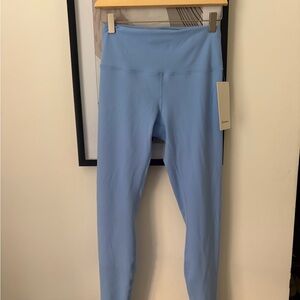 Lululemon Sinatra Blue Wundertrain Leggings